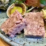酒場 てづか - おつまみ盛2人前の自家製パテ