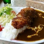 喫茶アリスの家 - カツカレー７５０円+大盛り５０円　計８００円