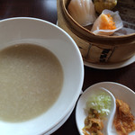ジョーズ シャンハイ ニューヨーク  - 貝柱のお粥