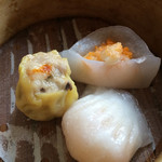 ジョーズ シャンハイ ニューヨーク  - 点心三種盛り合わせ