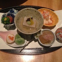 旬房 - 前菜五種盛り。