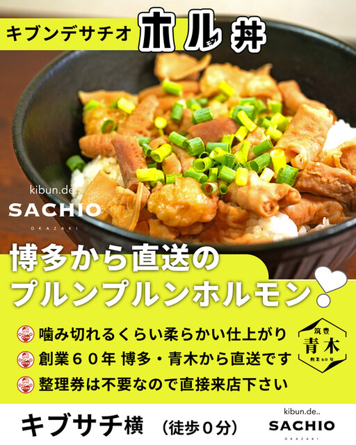移転】kibun.de..SACHIO （キブン.デ..サチオ） - 北岡崎/肉料理