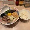 TOKYO豚骨BASE MADE by博多一風堂 - 油そばフライドガーリック添え　追い飯