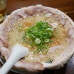 元祖熟成細麺　香来 - チャーシューメン　生にんにく入り
