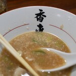 元祖熟成細麺　香来 - ラーメンどんぶり