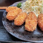 沢庵 - カキフライ（アップ）