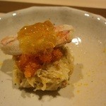 すし宮川  - 毛がに＋いばらがにの外子