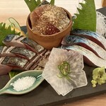 きはる - 鯖三種盛り