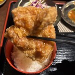 おはな - ランチ限定の追加鶏唐揚げはデカいす