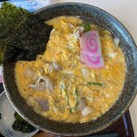まるや - ラーメン（あっさり・玉子とじ