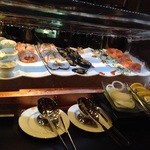 Riverside Terrace - ブッフェコーナーその一　魚介類