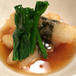 長芋揚げのあんかけ