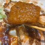 マルシェ - カツにカレーを乗せて…ご飯の方が合いますw