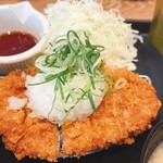 松のや - 料理写真:鬼おろしポン酢ロースかつ定食(ライス大盛)¥600