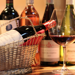 ワインや日本酒も豊富にご用意