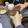 焼肉のまるちゃん - ドリンク写真:かんぱーい^ ^2人は車だからウーロン茶