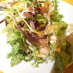 みぜん - 手作り豆腐の入った静岡浜松サラダ(取り分け)・８８０円