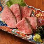 葱塩牛タン刺し