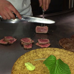 風のテラスKUKUNA - 光の加減でうまく写せてませんがめちゃめちゃ美味しそう