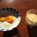 風のテラスKUKUNA - 朝食。プリンもある♪