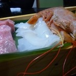 いけ活かに 竹林茶屋 - 船盛のお刺身