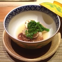 銀座ささ花 - 信田巻と飯蛸の炊合せ。
                子持でした！