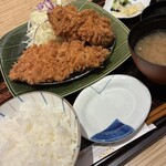 和幸 - 料理写真:ひれロース盛合せ御飯　¥1.630-