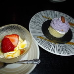 MOJO - モンブランケーキとプリン