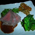 MOJO - 菜の花の辛し和え・ロースとビーフ