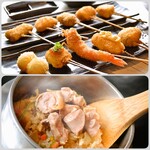 お出汁で食べる串かつと釜めしの専門店 ぎん庵 - 