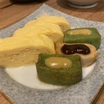 先斗町 あさり - だし巻き卵と生麩の田楽