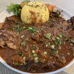 MODECURRY - 限定ラムカレー　ルー大盛り　トッピングバカ豚