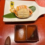 うお吟 - セイコガニ　塩も酢もどっちでも美味いよこれは