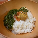 瓶ドン屋 みやこ - うにいくら（瓶から出した状態）