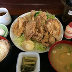 桜島鹿児島ラーメン - 唐揚げ定食 928円