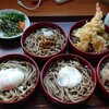 そば処 田中屋 - 特製五色割子そば　色々な食材と出雲そばの相性を楽しめて良かった♪