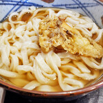 彦屋 - 大うどん温ですが普通サイズのかけうどん