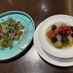 俺のフレンチ - 真鯛トビッコカルパッチョ　