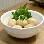 吟乃月 - うずらにんにく醤油漬け