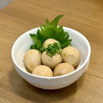 吟乃月 - うずらにんにく醤油漬け