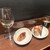 Gandarias - 料理写真:フォアグラ、シャンピニオン、チャコリ