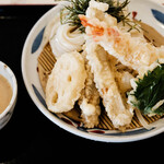 手打うどん 長谷沼 - 料理写真:ごま味噌天ざるうどん