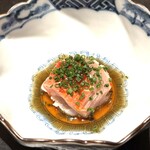 くろ﨑 - 金目鯛　一品目がこのクオリティ、直ぐに日本酒にチェンジ！