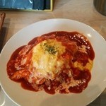 ナイスカフェノリタマ - ふつうにオムライス♪ふわふわトロトロクリーミー♪
