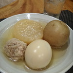 たらく うめ銀 - いつもの上品なおでん