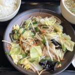 中華そば 幸楽苑 - 野菜炒めセット