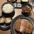 とんかつ ここまでやるか。 - 料理写真:神戸ポーク特上ロース定食に神戸牛と銘柄豚のメンチカツをトッピングして3,800円