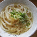 西端手打 上戸 - かけうどん小　２２０円