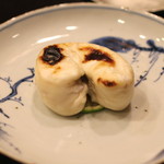 旬席 鈴江 - 河豚の白子焼　(2015/01)