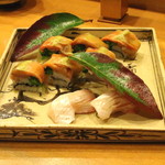 旬席 鈴江 - 赤貝と鯛のお鮨　(2015/01)